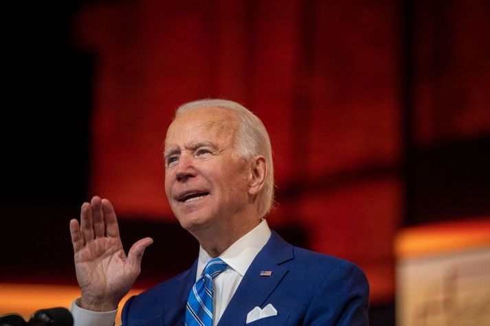 Joe Biden mun taka við embætti forseta Bandaríkjanna þann 20. janúar næstkomandi.