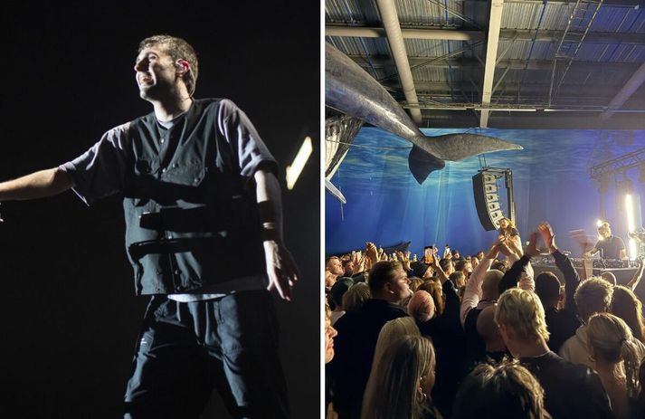 Fred again skemmti sér eflaust vel á tónleikum félaga sinna en lét ekki sjá sig uppi á sviði.