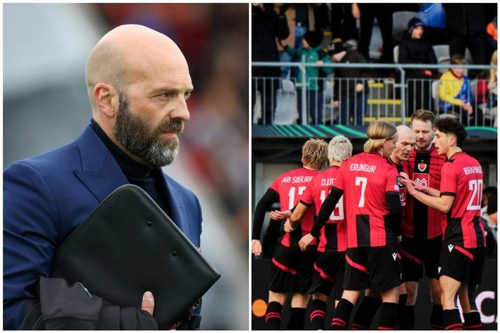 Arnar Gunnlaugsson, þjálfari Víkings Reykjavíkur ræddi við Vísi á flugvelli í Austurríki í morgun eftir að Víkingar náðu sögulegum árangri þar í landi í gær.