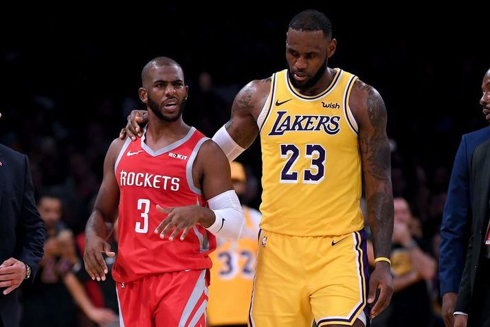  LeBron James og Chris Paul eru báðir áhrifamiklir meðal leikmanna NBA deildarinnar.