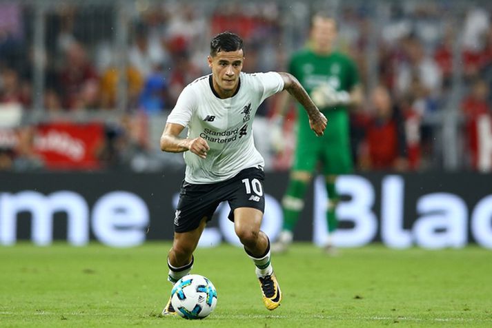 Philippe Coutinho í leiknum gegn Bayern München í gær.