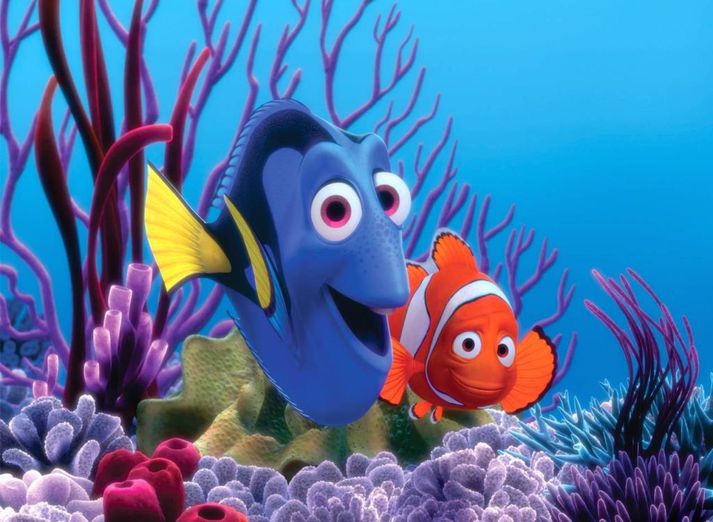 Dory og Nemo í Finding Nemo.