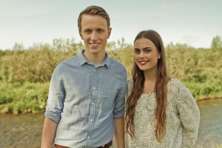 Ingvar Smári Birgisson, nýkjörinn formaður, og Aníta Rut Hilmarsdóttir, varaformaður.
