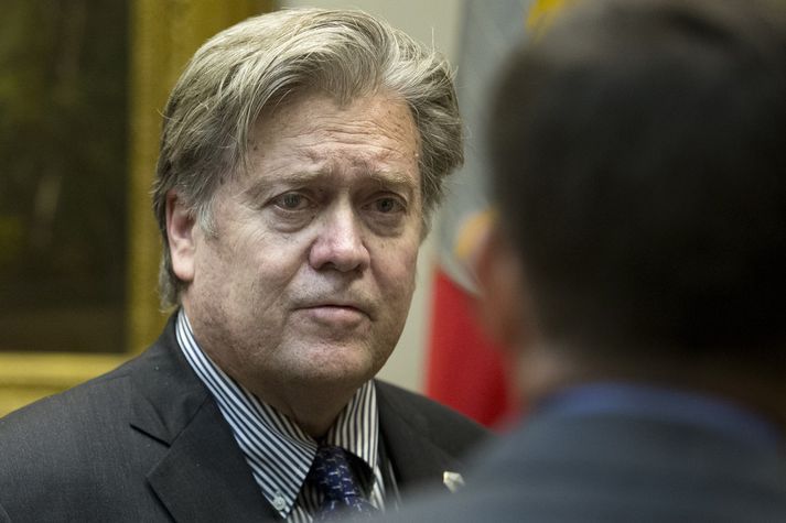 Steve Bannon hefur verið einn áhrifamesti en jafnframt umdeildasti starfsmaður Hvíta hússins.