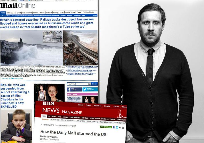 Guðmundur hannaði vef Daily Mail ásamt tveimur félögum sínum.