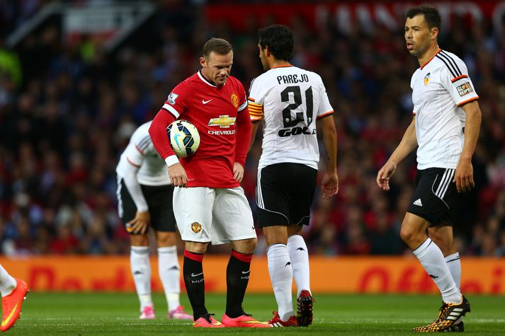 Wayne Rooney brenndi af vítaspyrnu í leiknum.