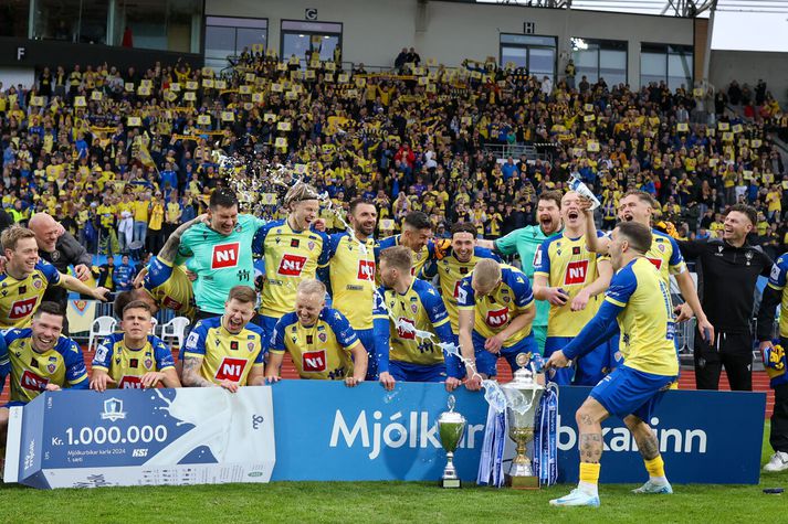 KA varð bikarmeistari í fyrsta sinn í sögu félagsins í fyrra.