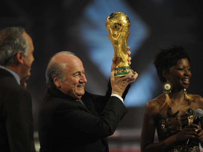Sepp Blatter, forseti FIFA.