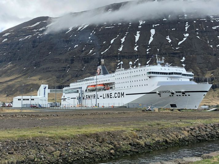 Norræna, Seyðisfjörður.