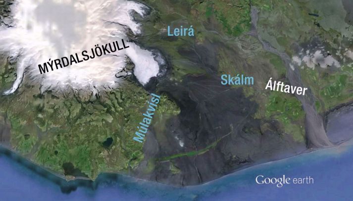 Múlakvísl er á Suðurlandi og rennur jökulvatn úr Mýrdalsjökli í ána.