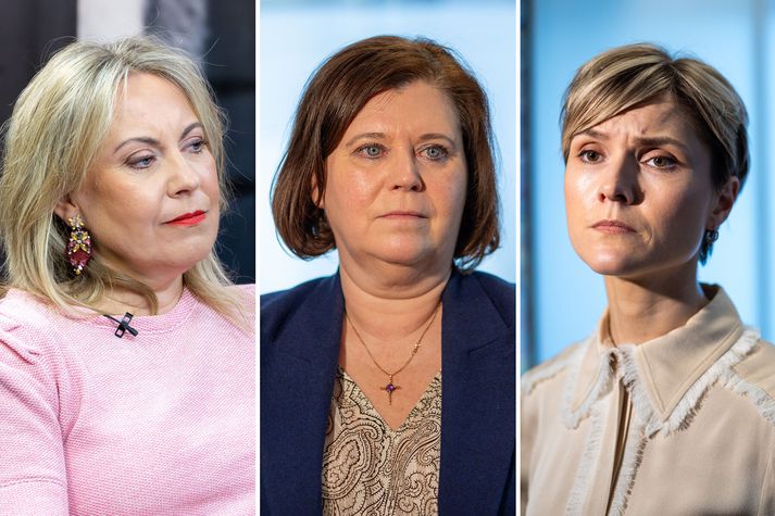 Enn eru mál Ásthildar Lóu rædd af kappi. Í fyrirspurnartíma á Alþingi nú rétt í þessu gekk Sigríður Á Andersen á Kristrúnu Frostadóttur og spurði hvort hún teldi Ásthildi hafa unnið sér eitthvað það til óhelgi að Kristrún gæti ekki hugsað sér að starfa með henni. Kristrúnu líkaði ekki tónninn í fyrirspurn Sigríðar.