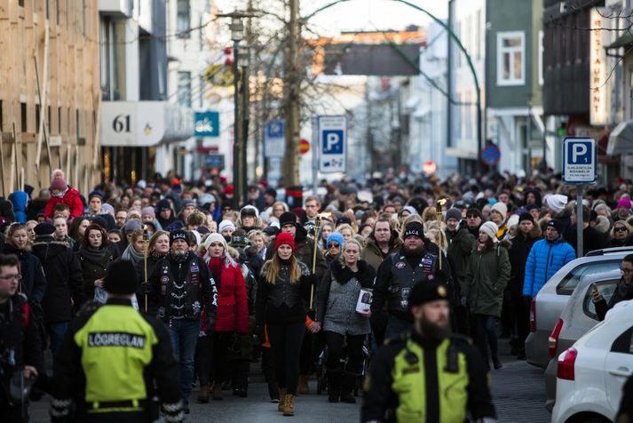 Minningarganga um Birnu Brjánsdóttur fór fram 29. janúar.