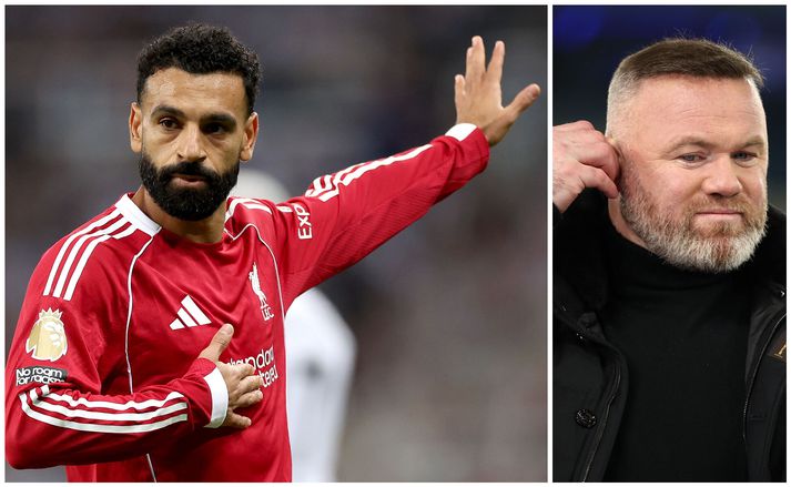 Wayne Rooney segir að þegar Mo Salah er ekki að skora eða búa til mörk fyrir Liverpool þá séu stórir gallar hans sýnilegri.