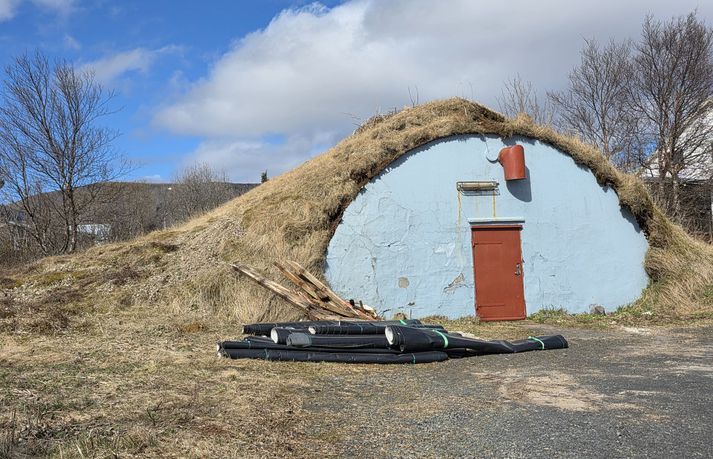 Kartöflugeymslan, nýja menningarhús Selfyssinga, sem heitir í dag Langhús enda geymslan löng og mjó.