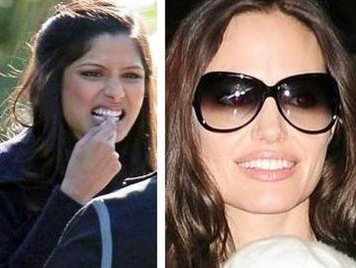 Freida Pinto og Angelina Jolie.