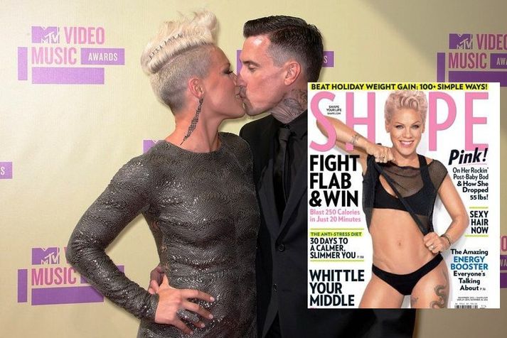 Pink og Carey Hart.