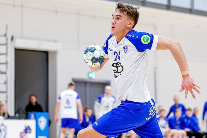 Róbert Snær Örvarsson og félagar eru komnir í bikarúrslitaleikinn.