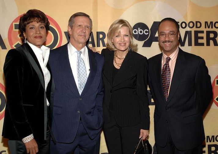 kynnar good morning america
Þær Robin Roberts og Diane Sawyer eru nú aðalkynnar, en Charles Gibson og Tony Perkins hafa snúið sér að öðru.