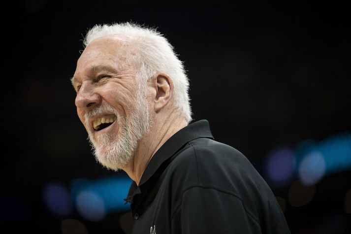 Gregg Popovich er orðinn 75 ára gamall og er elsti þjálfarinn í sögu NBA.