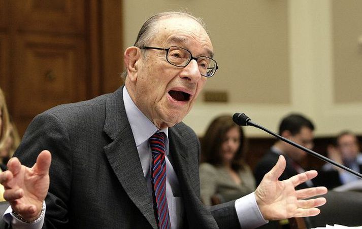 Alan Greenspan segir kreppuna ekki sér að kenna. fréttablaðið/AP