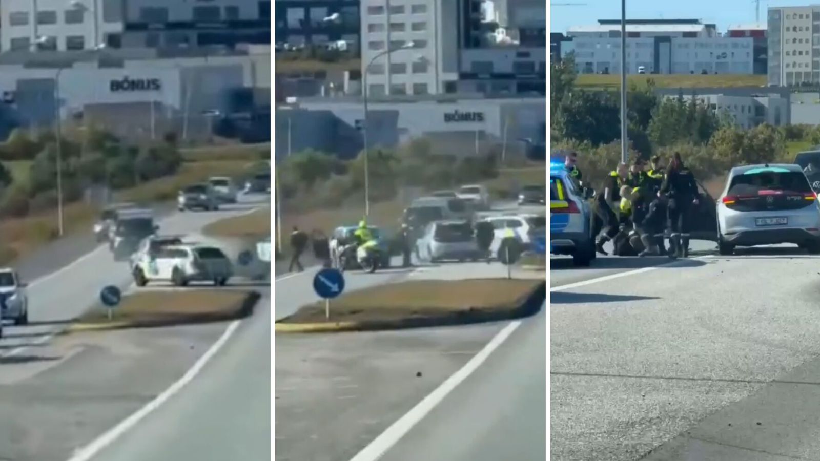 Eftir­förin endaði með hvelli