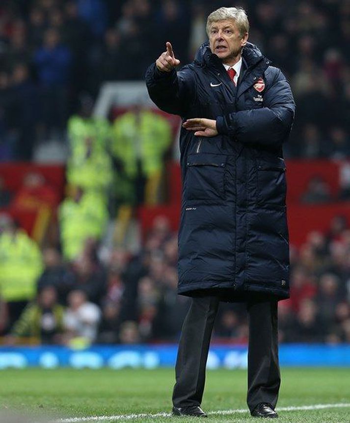 Wenger í fullum herklæðum.