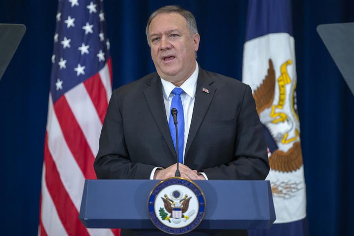 Pompeo utanríkisráðherra Bandaríkjanna sagði að meint árás sem Soleimani á að hafa haft á prjónunum hefði ógnað lífum Bandaríkjamanna og múslima í Miðausturlöndum.