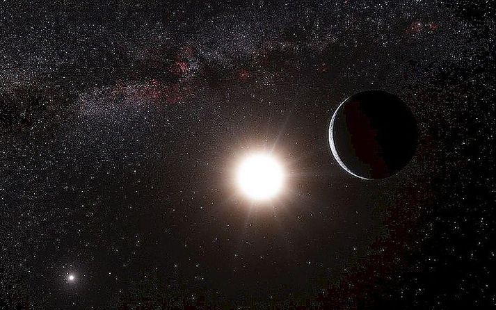Reikistjarnan sem fannst á dögunum markar nokkur tímamót. 
Mynd/ESO