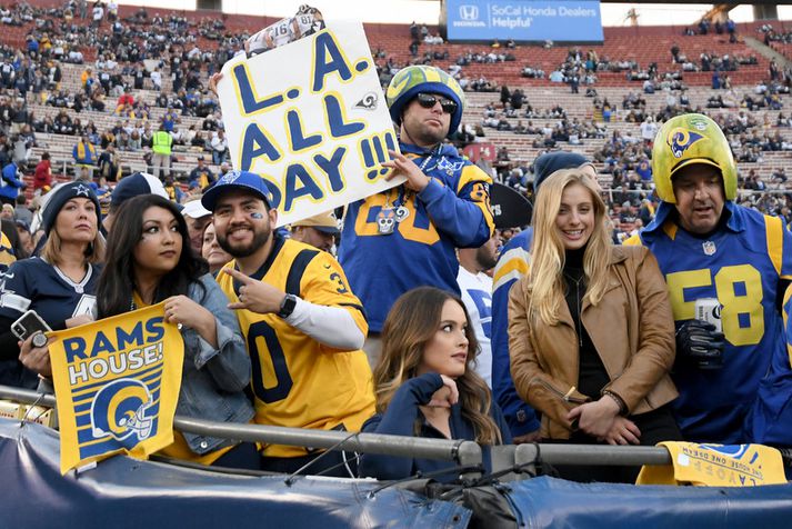 Stuðningsfólk Los Angeles Rams. Myndin tengist fréttinni ekki beint.