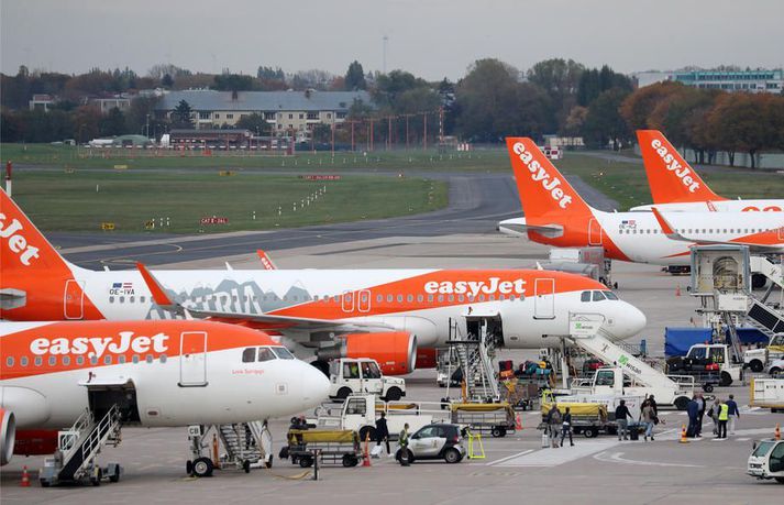 Eftirspurn eftir flugferðum hefur hrunið vegna heimsfaraldursins. Því hefur Easyjet ákveðið á kyrrsetja á fjórða hundrað flugvéla í bili.