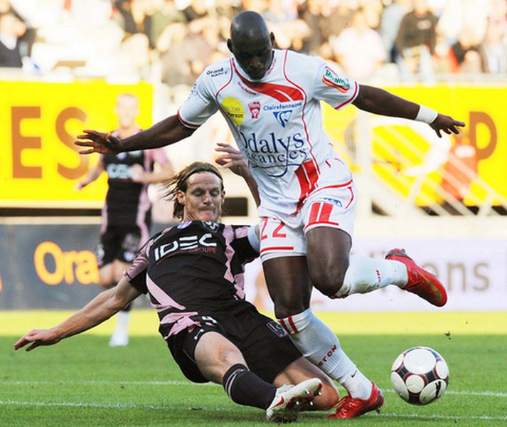 Fortune í leik með Nancy í sumar.