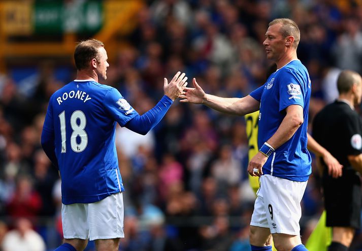 Rooney og Ferguson léku saman hjá Everton á sínum tíma.