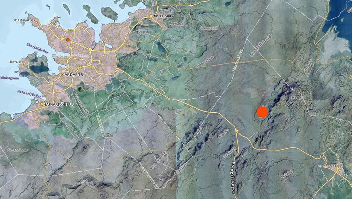 Skjálftinn við Húsmúla fannst í Kópavogi, Hveragerði og Mosfellsbæ.