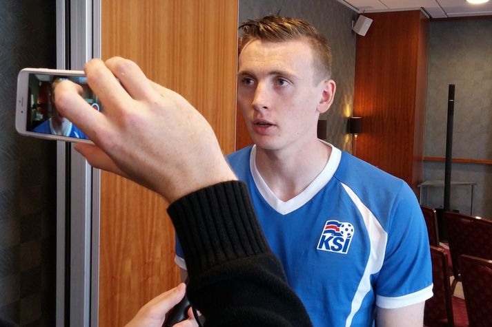 Jón Daði Böðvarsson fór á kostum í fyrri leiknum gegn Hollandi.