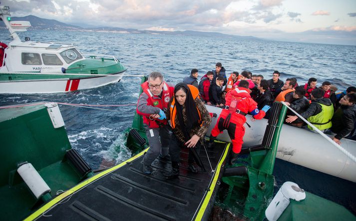 Milljónir flóttamanna hafa hætt sér yfir Miðjarðarhafið frá Norður-Afríku í von um að komast til Grikklands eða annarra Evrópuríkja.