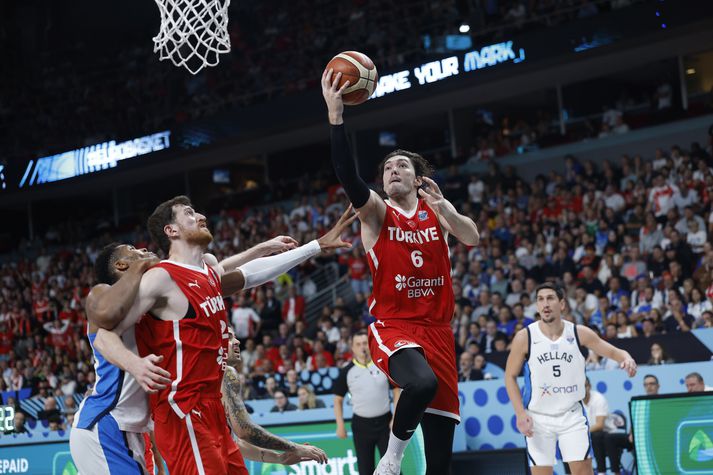 Grikkir réðu ekkert við Ercan Osmani og Cedi Osman.