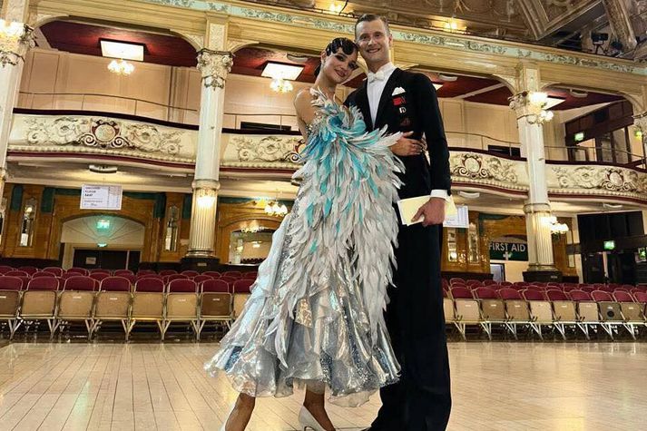 Ekaterina Bond og Alex Freyr Gunnarsson.