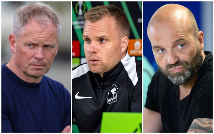 Óskar Hrafn Þorvaldsson, Halldór Árnason og Arnar Gunnlaugsson hafa allir byrjað Sambandsdeildina án þess að ná að klára hana með liðum sínum.