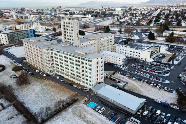 Landspítalinn í Fossvogi hefur verið færður af neyðarstigi. 