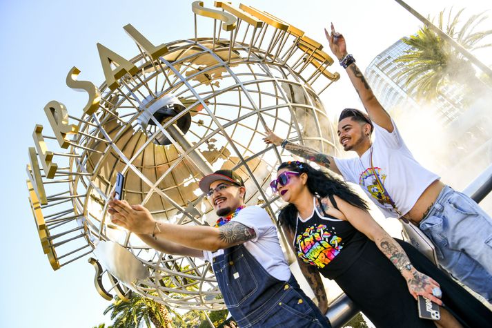 Universal Studios skemmtigarðurinn í Los Angeles er vinsæll ferðamannastaður.