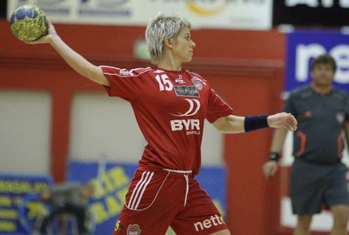 Hanna G. Stefánsdóttir fór mikinn í kvöld.