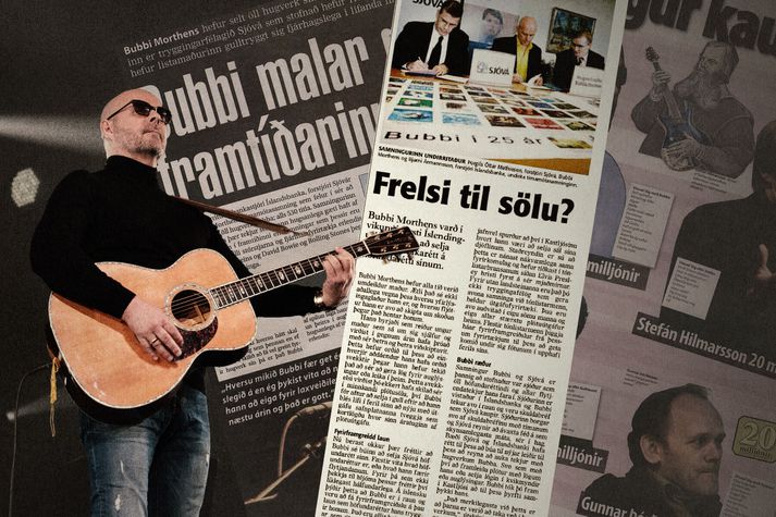 Bubbi seldi allt safnið á dögunum Öldu Music.