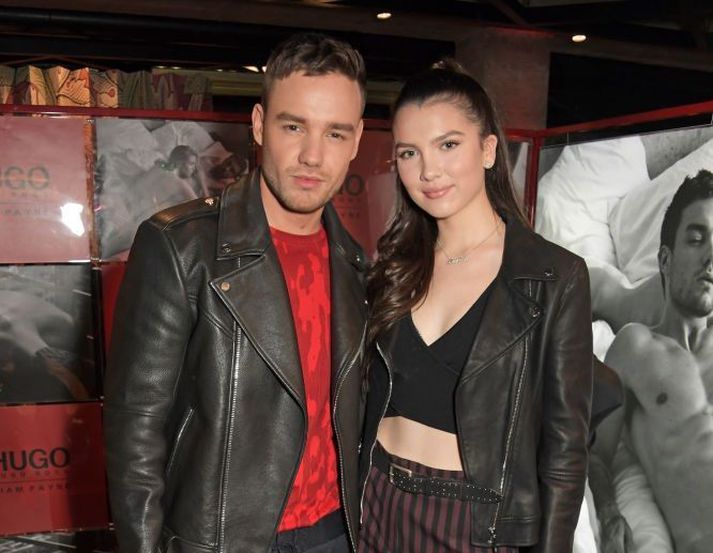 Liam Payne og Maya Henry þegar allt lék í lyndi árið 2019.