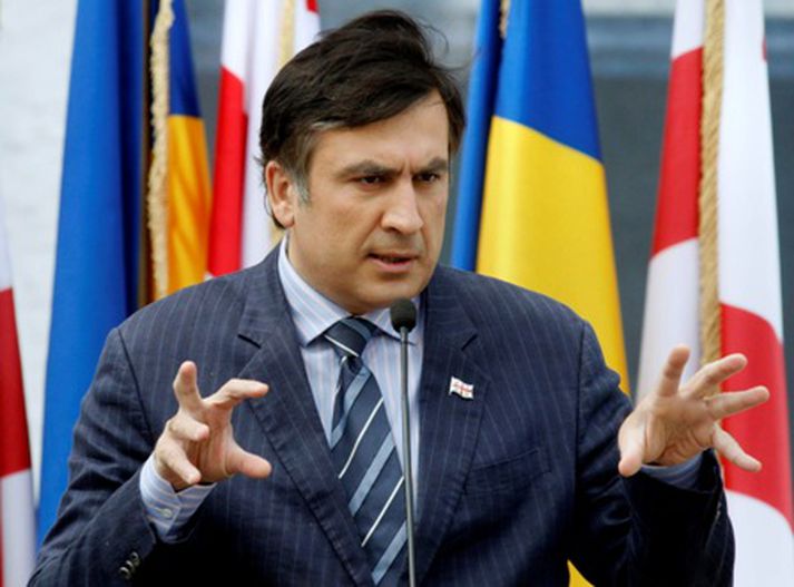 Mikhail Saakashvili, forseti Georgíu.