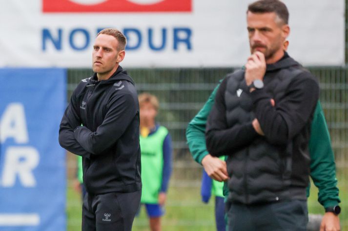 Frederik Birk, þjálfari Bröndby, getur andað léttar. 