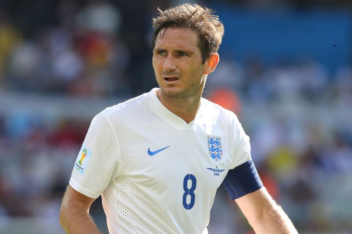 Frank Lampard í leik Englands og Kosta Ríka á Heimsmeistaramótinu í sumar.