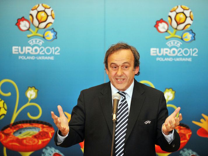 Michel Platini, forseti UEFA.