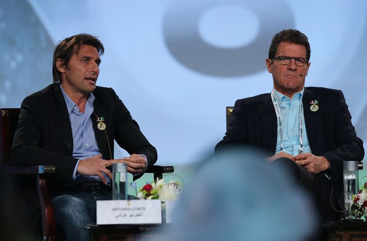 Conte og Capello eiga það sameiginlegt að hafa þjálfað Juventus.