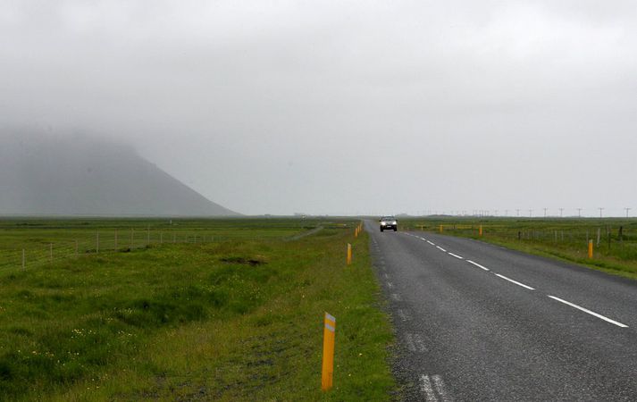 Vindhviður geta náð 30 m/s á Suðurlandinu en reiknað er með að dragi úr vindi annað kvöld. 