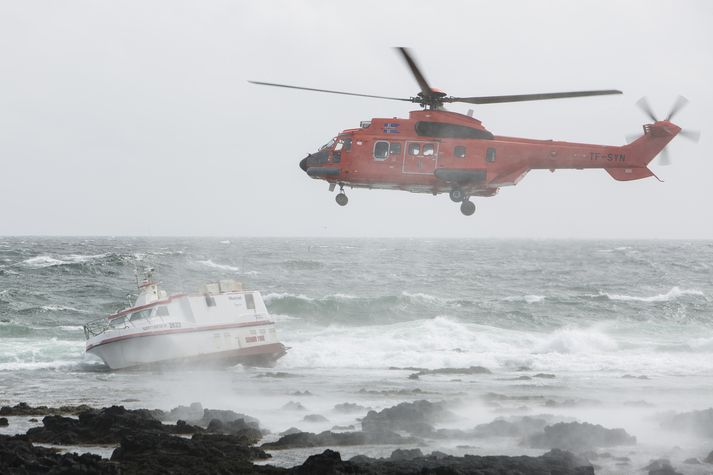 TF-SYN er ein af Super Puma þyrlum Gæslunnar. 